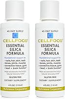 Vista 1 de Cellfood Fórmula antienvejecimiento de sílice esencial, 4 onzas líquidas, paquete de 2, soporta huesos, articulaciones, cabello, piel, uñas, dientes