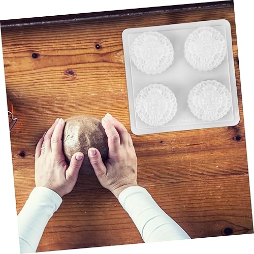 Miniatura 8 de COHEALI Molde de galletas de bricolaje molde de cocina para pastel de luna de cocina, molde de pastel de luna de bricolaje, molde de chocolate para