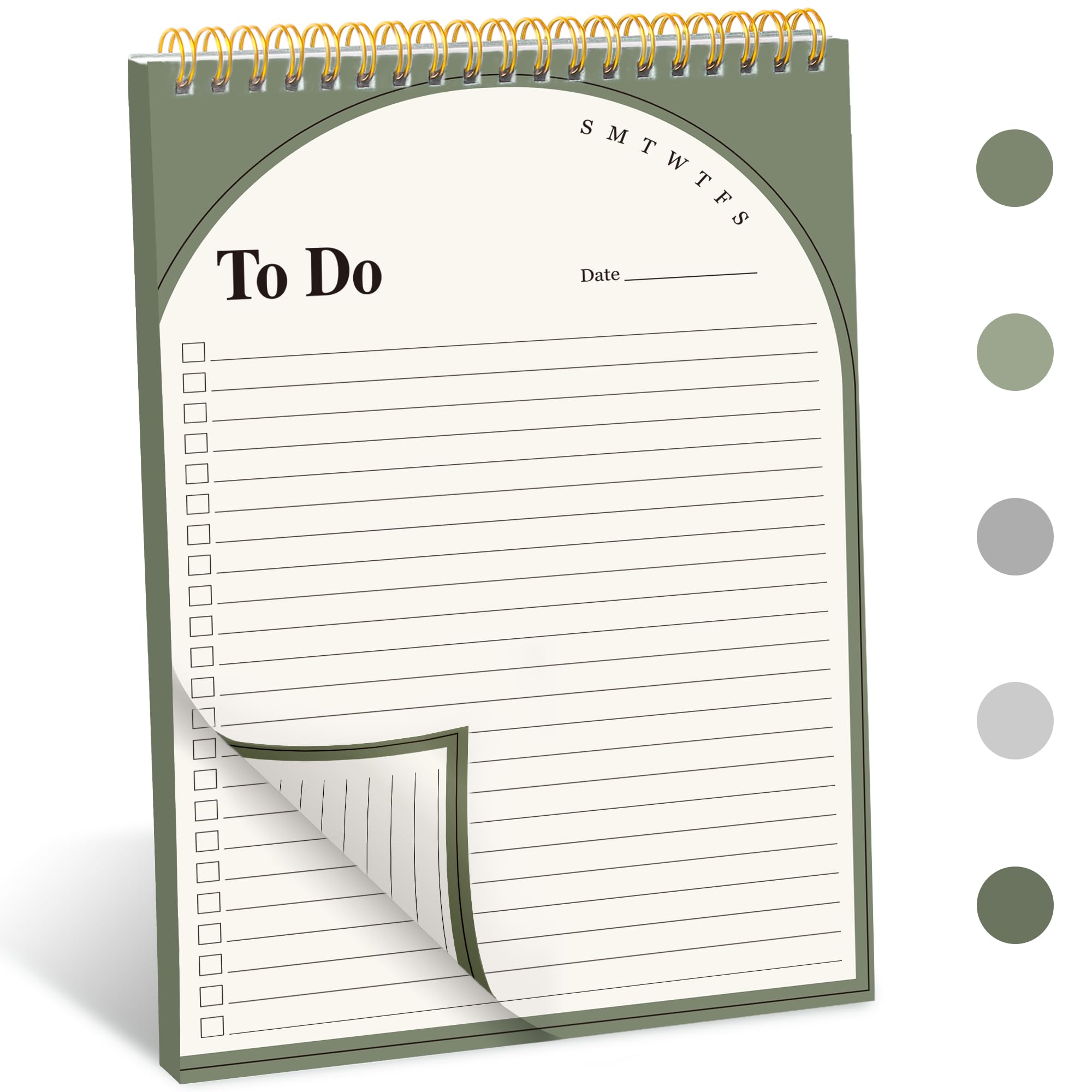 To Do List Notepad - 120 Pages Daily Planner Notepad Double Side Use To Do List Notebook Planner, 6.5" X 9.8" Task Planner Organizer with Checklist