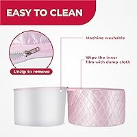 Vista 5 de Tapa térmica de vapor para un gran acondicionamiento profundo con calor de 10 niveles para cabello negro natural