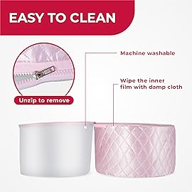 SISWOW Thermal Steamer Cap for Great Deep Conditioning With 10-level Heat for Natural Black Hair