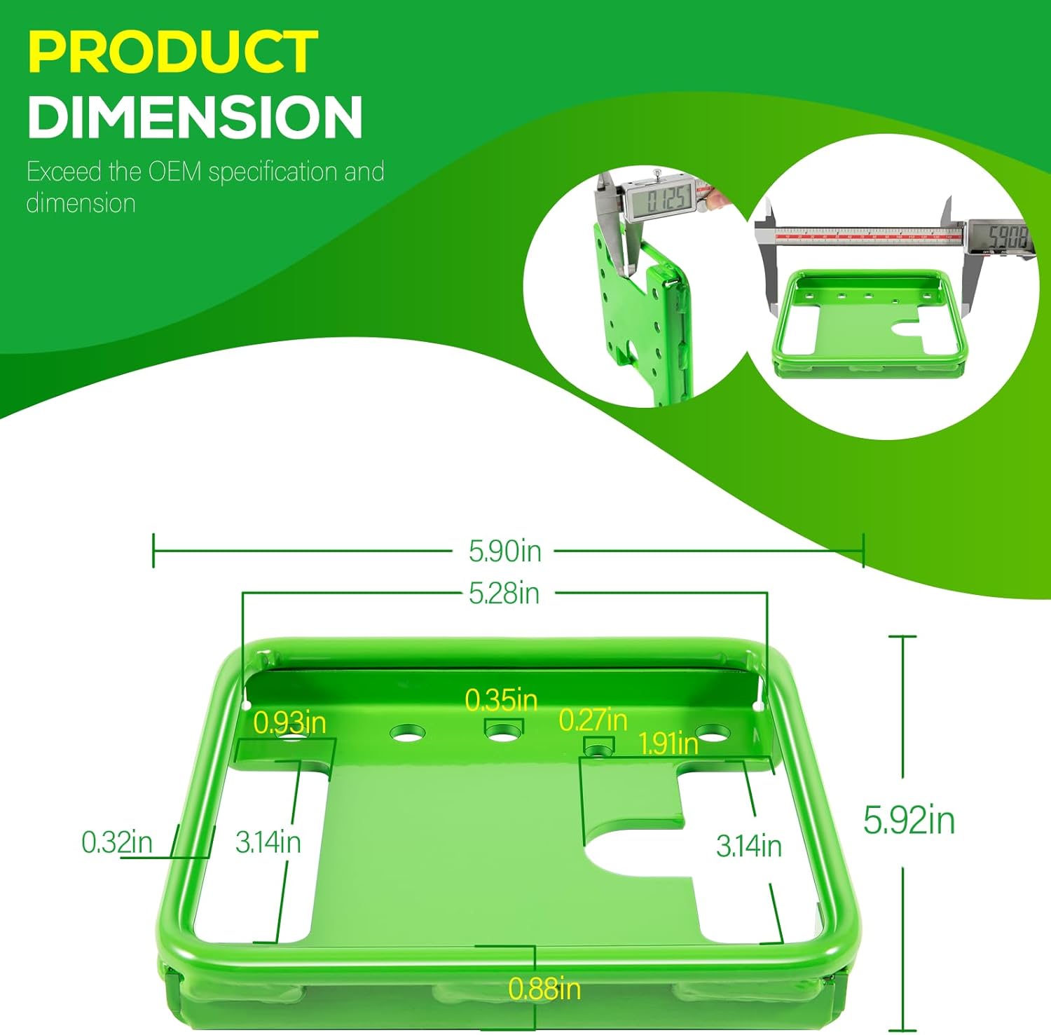 Bonbo PF81190 GPS Receiver Mounting Bracket Receiver Adapter Holder for John Deere/New Holland/Fendt/Case IH/Claas, for Star Fire SF3000 / SF6000 / SF ITC