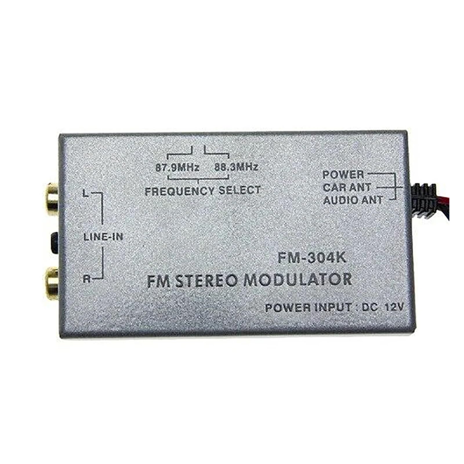 Modulateur FM Stéréo MP3 Universel Voiture - Adaptateur Radio AUX RCA