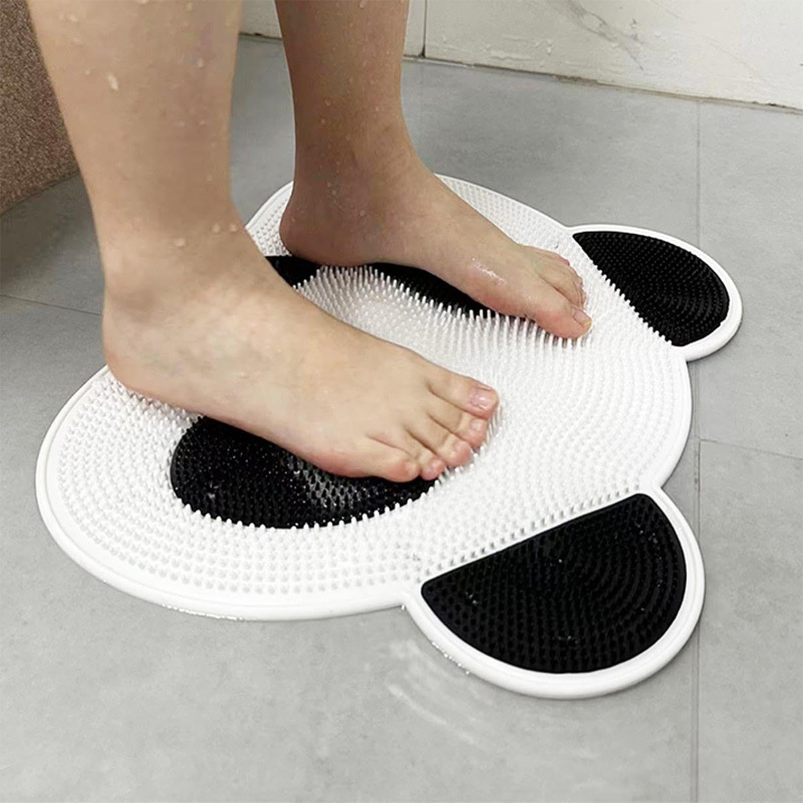 Tappetino Doccia Happybase Con Ventose - Set Da 2, Per Pulizia, Massaggio E Esfoliazione Piedi