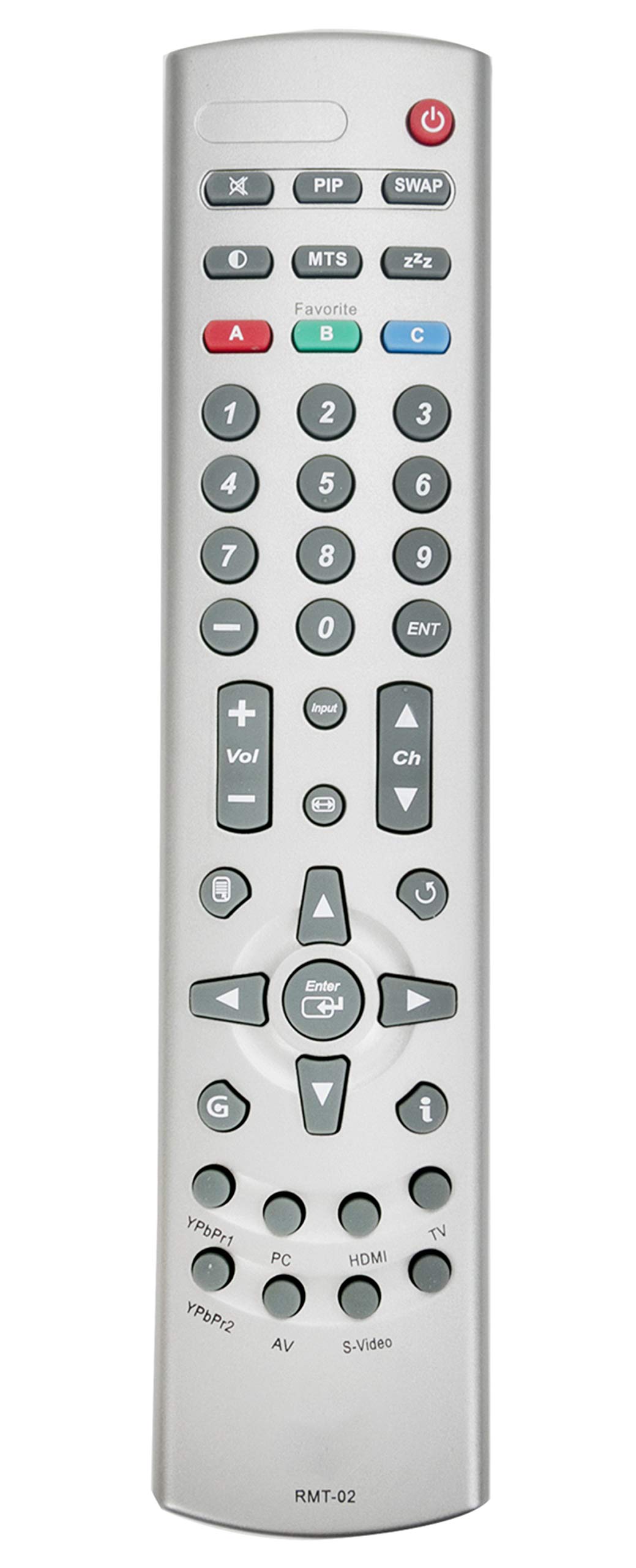 AULCMEET RMT-02 Replaced Remote Compatible with Westinghouse TV LTV-27W7 W4207 W3223 TX-42F430S SK-32H570D LVM-37W3 LTV-46W1HD LTV-37W2HD LTV-37W2 LTV-32W6HD LTV-27W7HD W4207HD