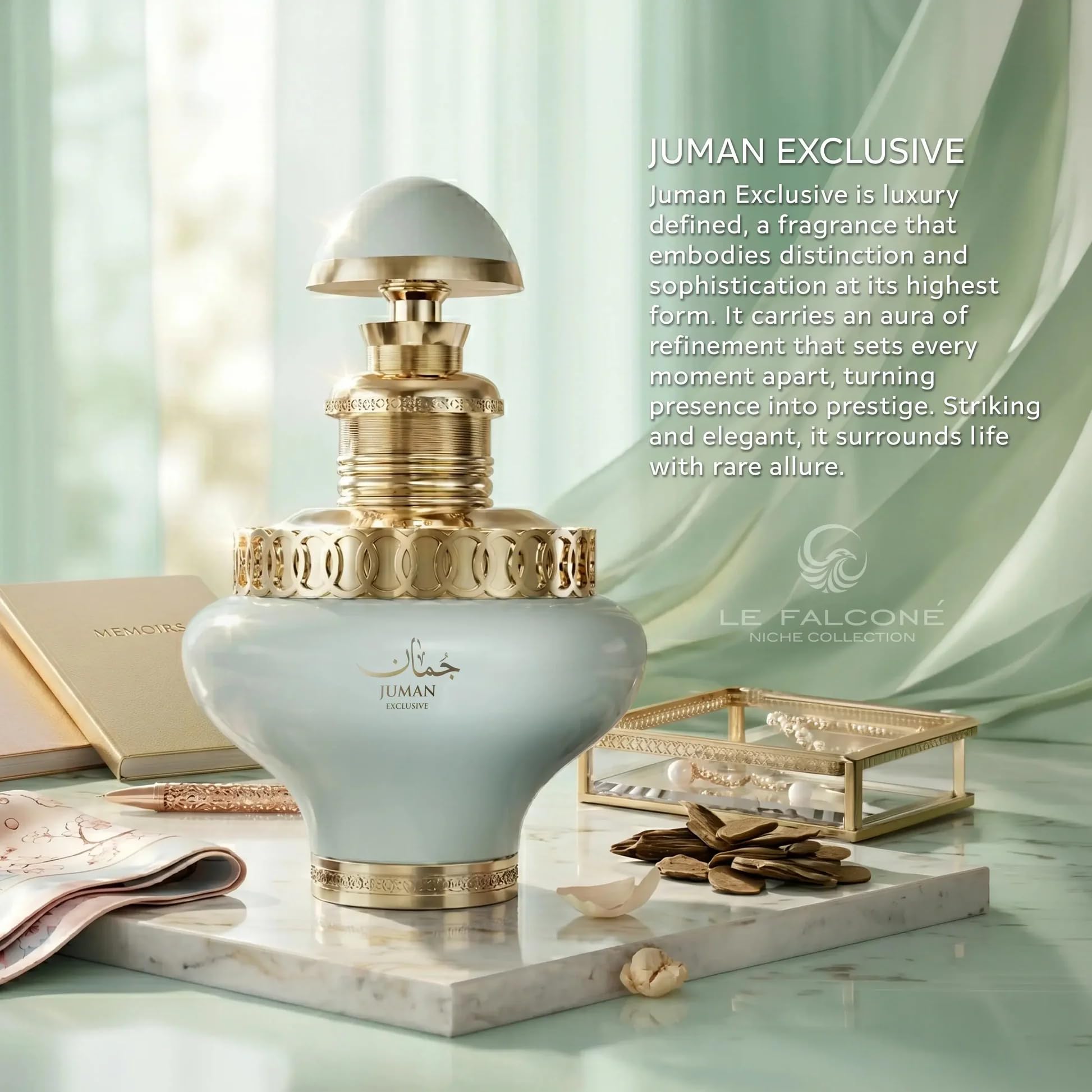 Le Falcone Juman Exclusive Eau de Parfum Donna, 100 ml
