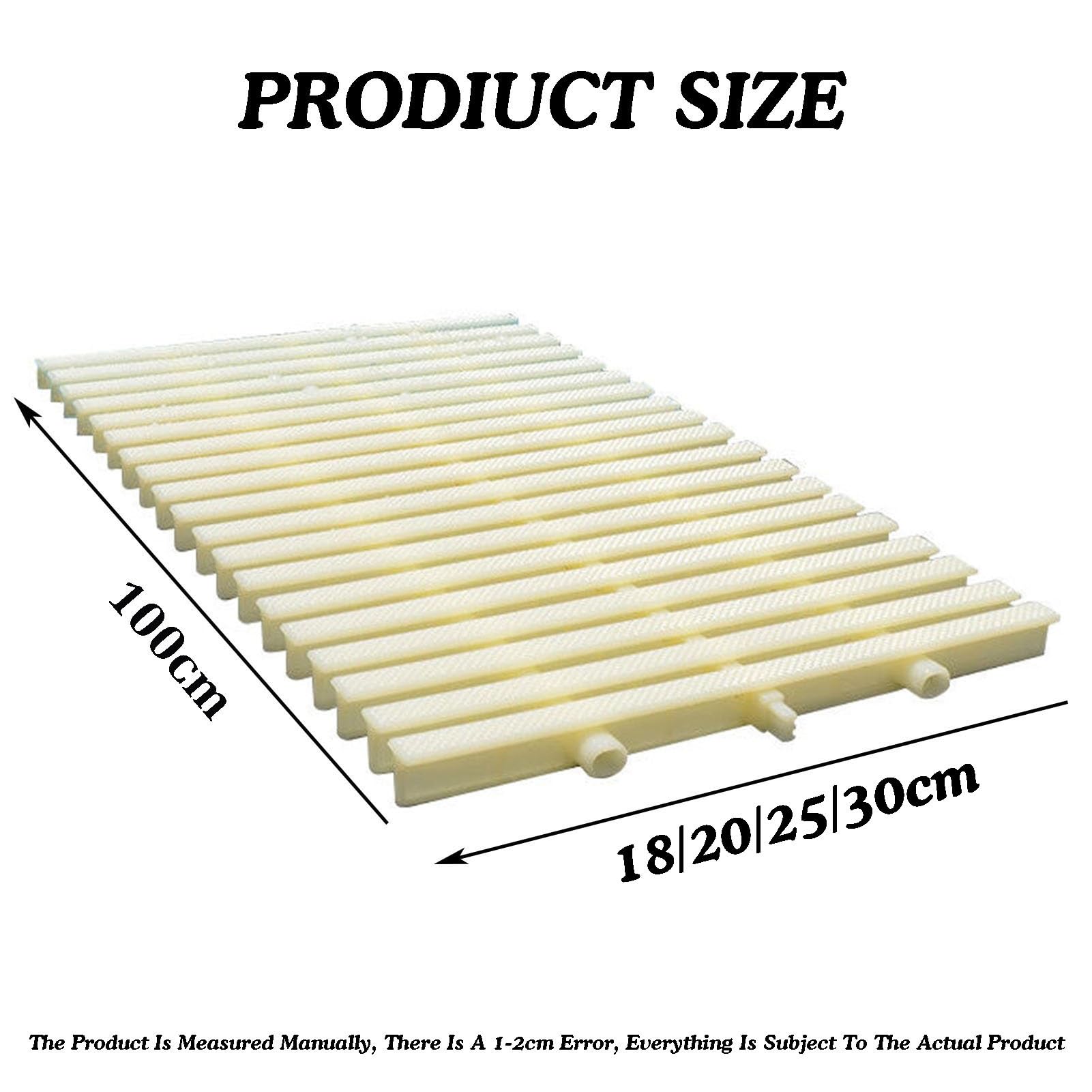 Generico Griglia di Troppo Pieno per Piscina, Resistente, Color Osso, 18 cm, 2 Pezzi, Sistema di drenaggio per Interni/Esterni per Una Gestione Efficace dell'Acqua, Accessori per Piscina