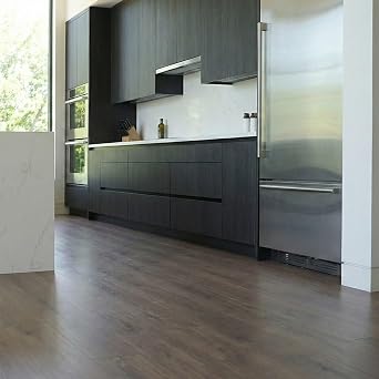 Allure Wide Plank Luxury Vinyl Flooring, Vanilla Latte Oak 9 x 60, 7mm Thick Vinyl Planks with Click and Lock Installation, 1 Box 25.02 sq ft.