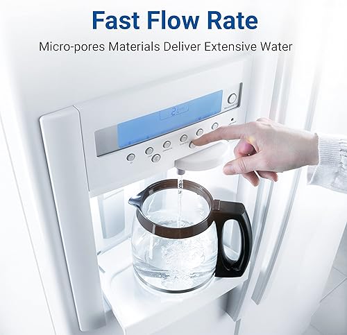 Miniatura 9 de AQUA CREST Filtro de agua para refrigerador ADQ73613401, repuesto para LG LT800P, ADQ73613402, ADQ73613408, ADQ75795104, 46-9490, LSXS26326S,