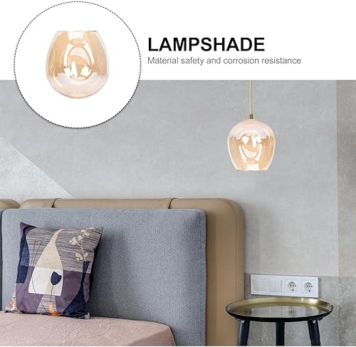 Miniatura 5 de Globo de repuesto de pantalla de vidrio transparente para lámparas de pie, apliques de pared, candelabros y luces colgantes, apertura de ajuste de