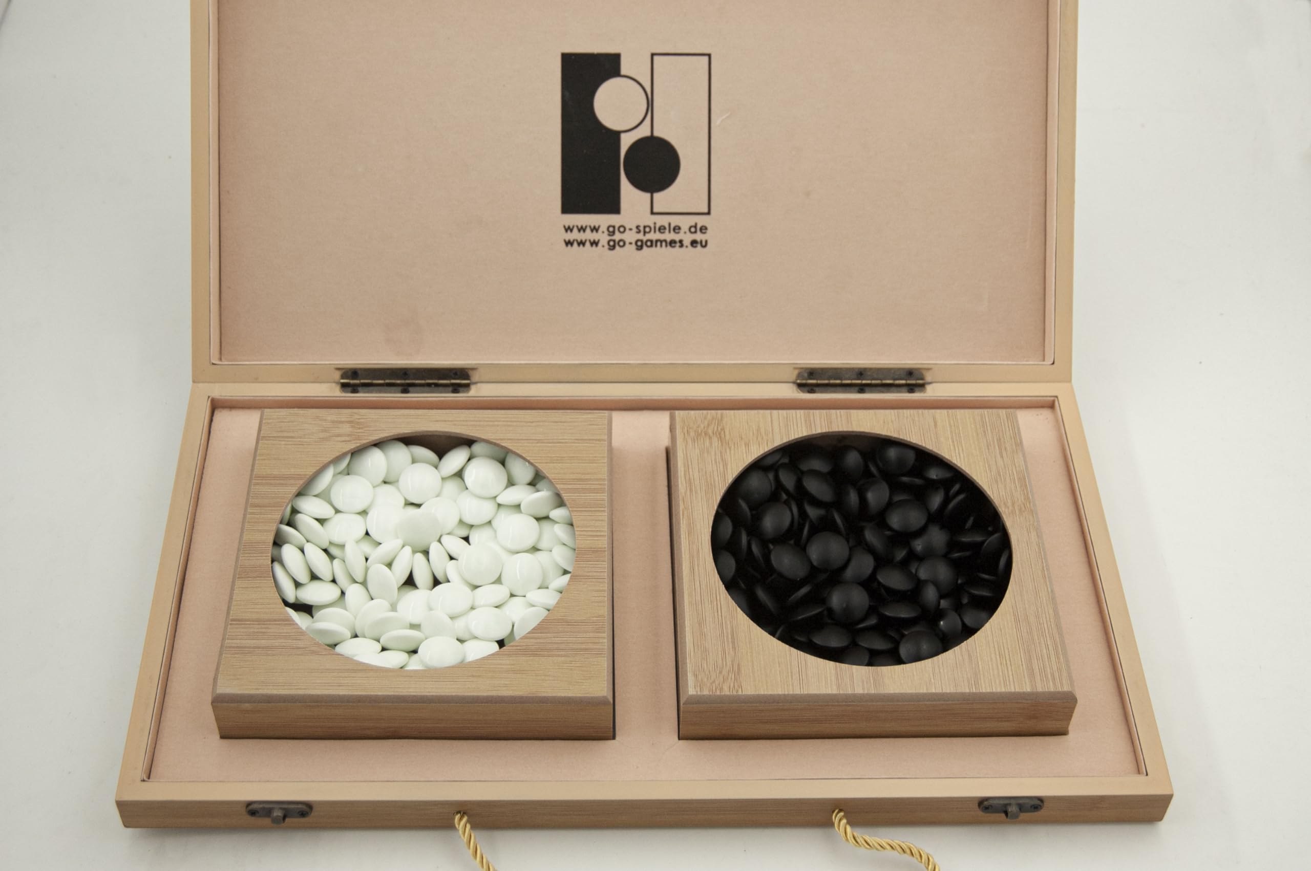 Go-Box-Set flach, mit Glassteinen