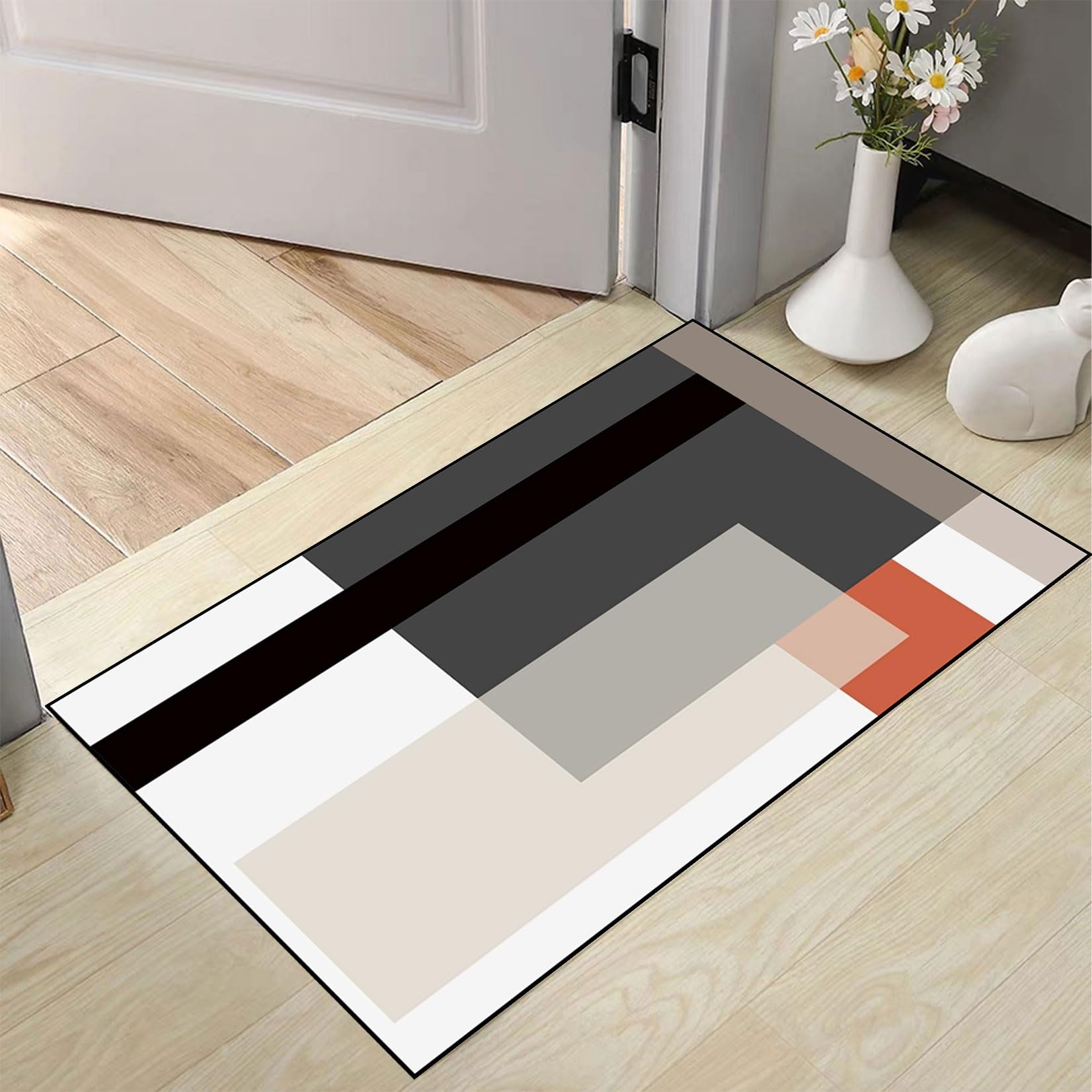 Alfombras cocina lavables largo 55x70 cm alfombra microfibra antideslizante sala de estar