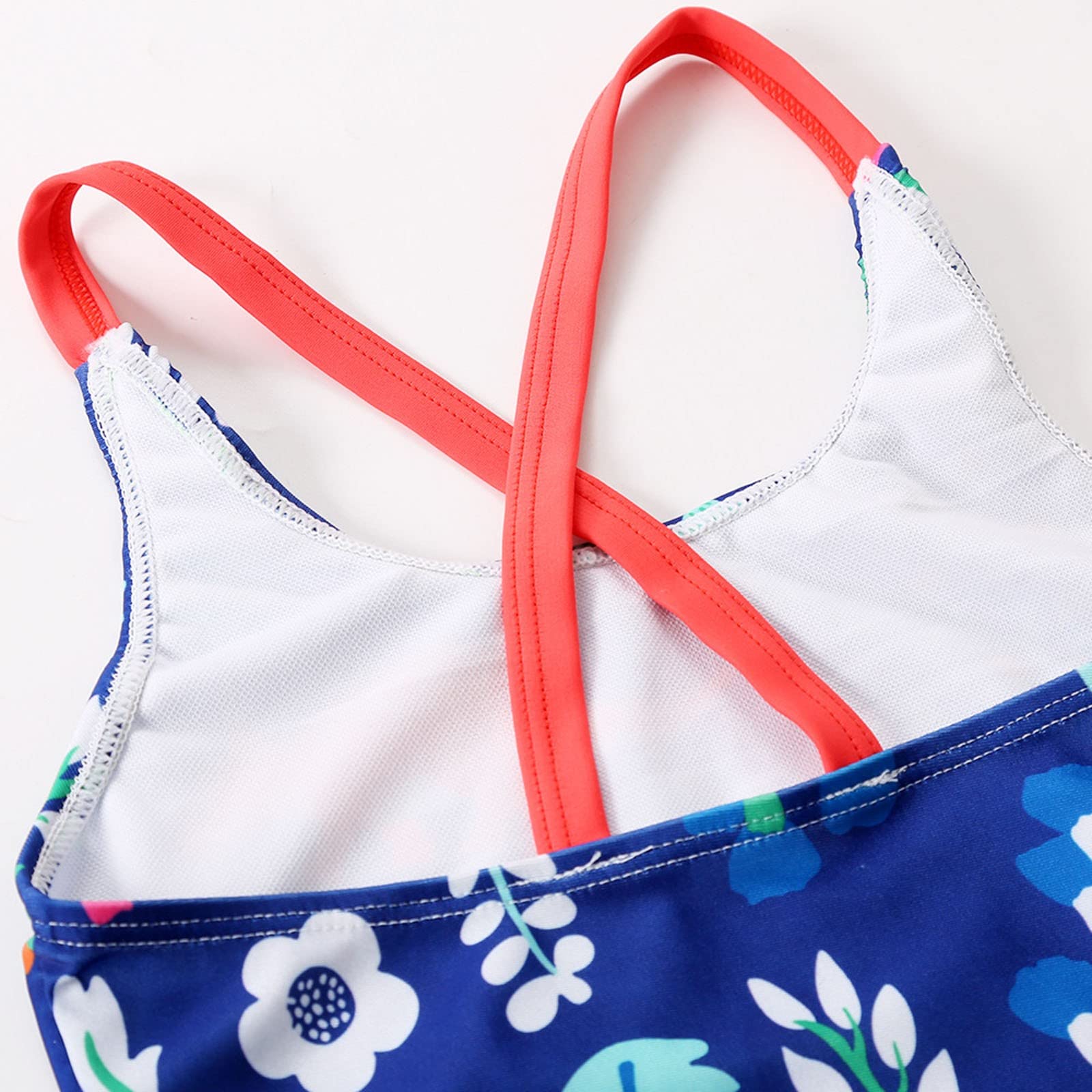 Maillot de Bain Enfant Fille, Maillot de Bain Deux pièces Tankini Mignon à Motif Dinosaure pour Filles, idéal pour la Plage et la Piscine. Parfait pour l'été, la Plage et la Piscine.
