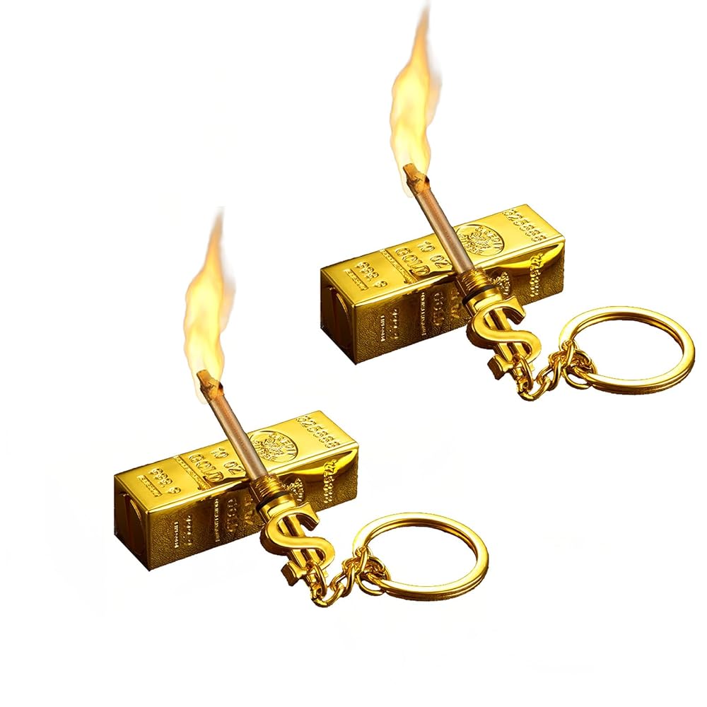 Amazon.co.jp: [ARE YOU LU-LA] オイルマッチ 金塊型