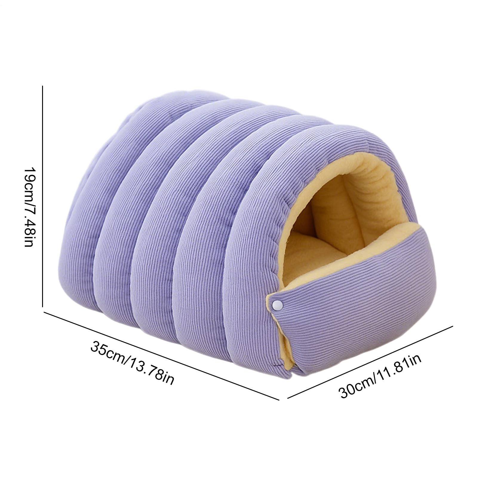 Cuccia Gatti A Forma Di Grotta Rifugio Chiuso Per Riposo Animali | Per Cuccioli Di Cane E Piccoli Animali Per Piccoli Grandi Cuccioli Per Interno Soggiorno Giardino E Cortile