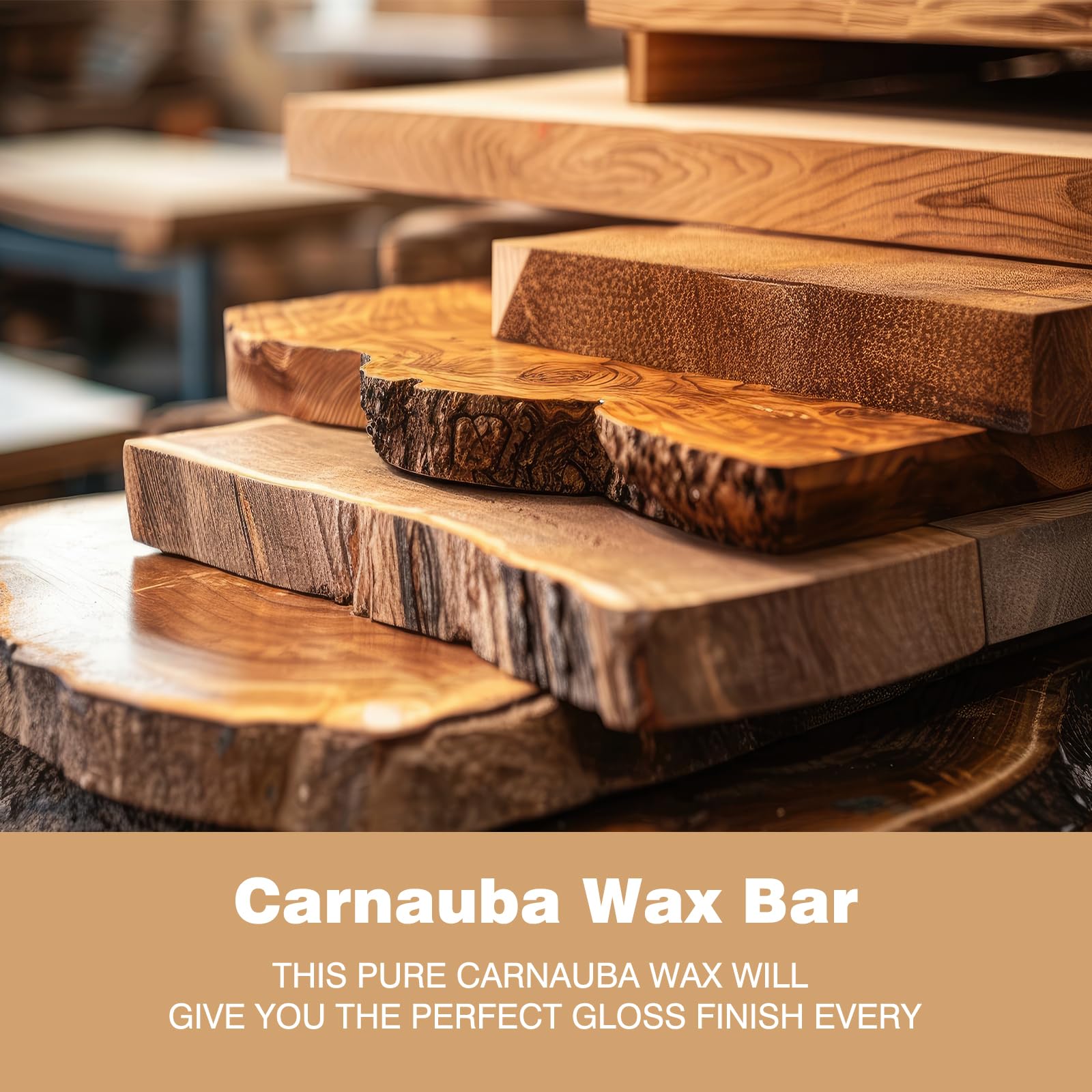 Pasta de cera de carnauba – Paste Finish Wax – Pulido y cera para aplicar pulido de madera, acabado brillante
