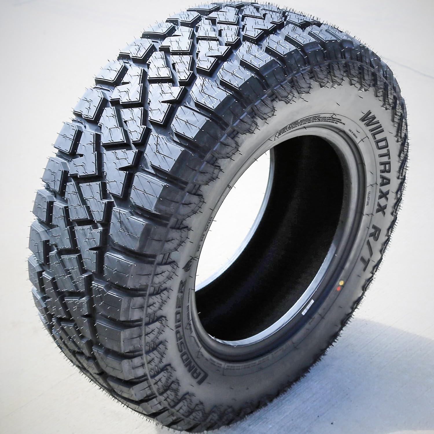 Wildtraxx R/T All-Terrain Mud Off-Road Light Truck Radial Tire-LT265/70R17 265/70/17 265/70-17 121/118S Load Range E LRE 10-Ply BSW Black Side Wall