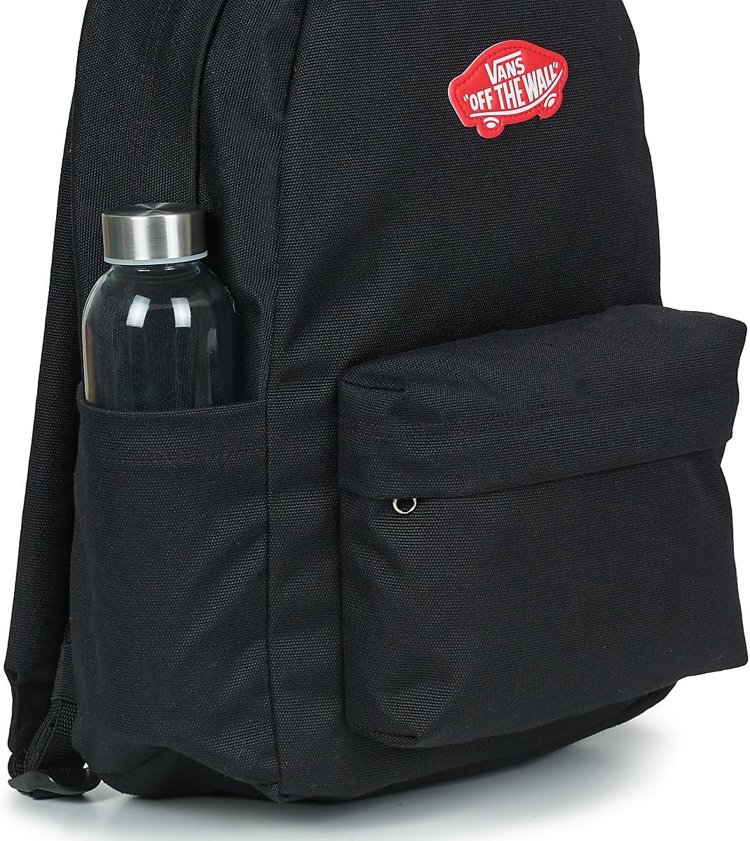 Vans Unisex Old Skool Grom Backpack Old Skool Grom Backpack, Black and Chili Pepper, M