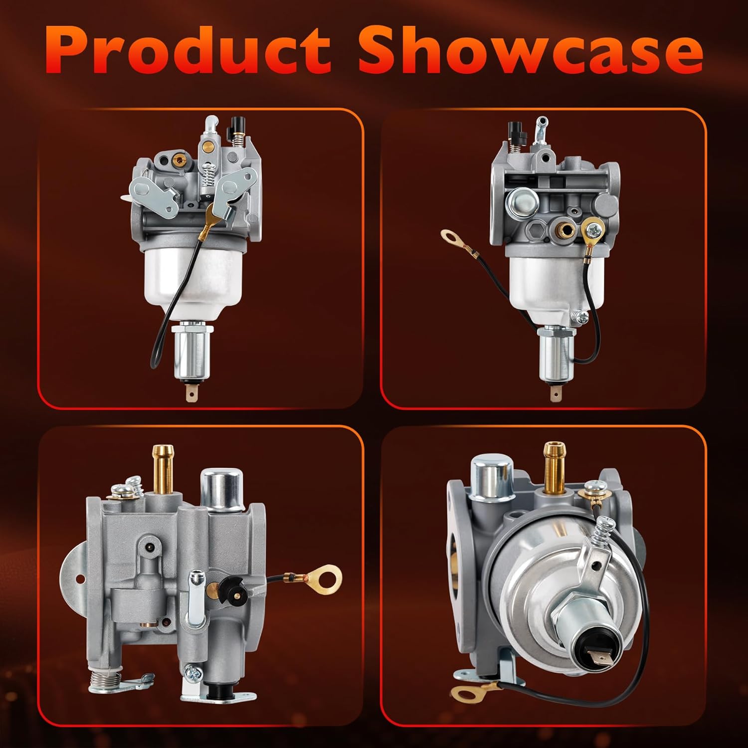 Carburetor Compatible with Kawasaki FH451V FH500V FH531V Engine, Replaces # AM130924 15003-2641 15003-2698 15003-7012, with Air Filter Oil Filter Maintenance Kit