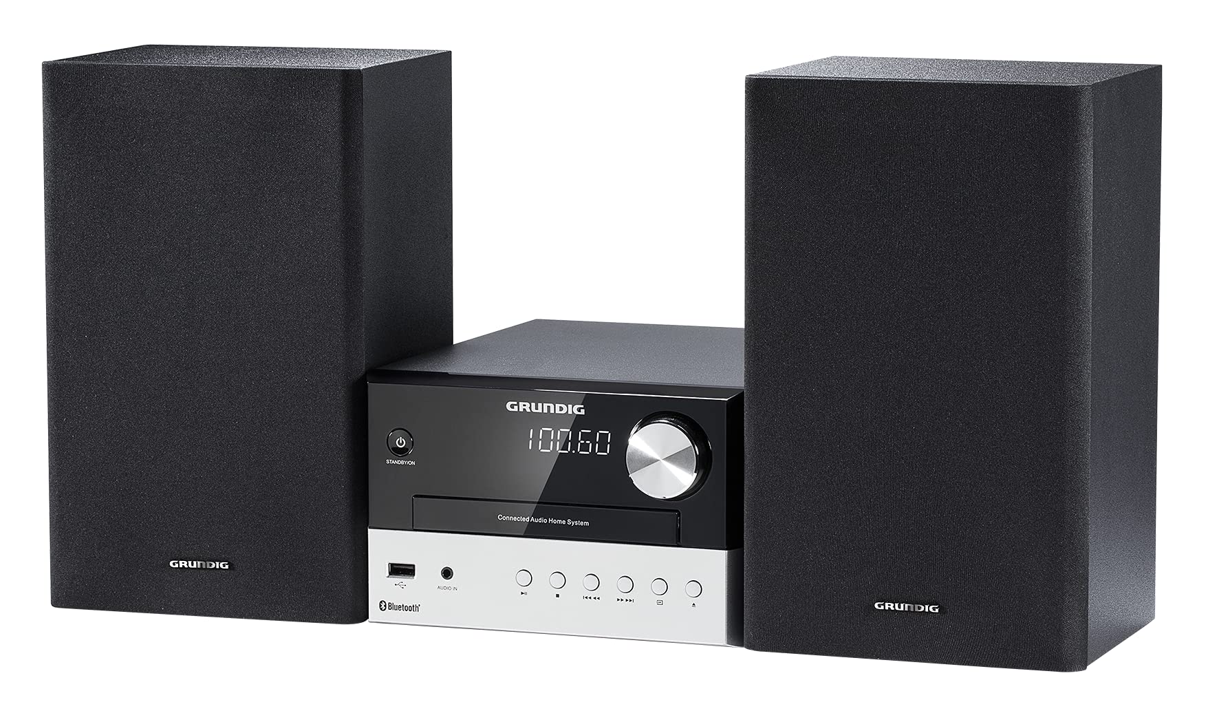 Grundig CMS 2000 BT Système micro audio domestique 30 W Noir, Argent