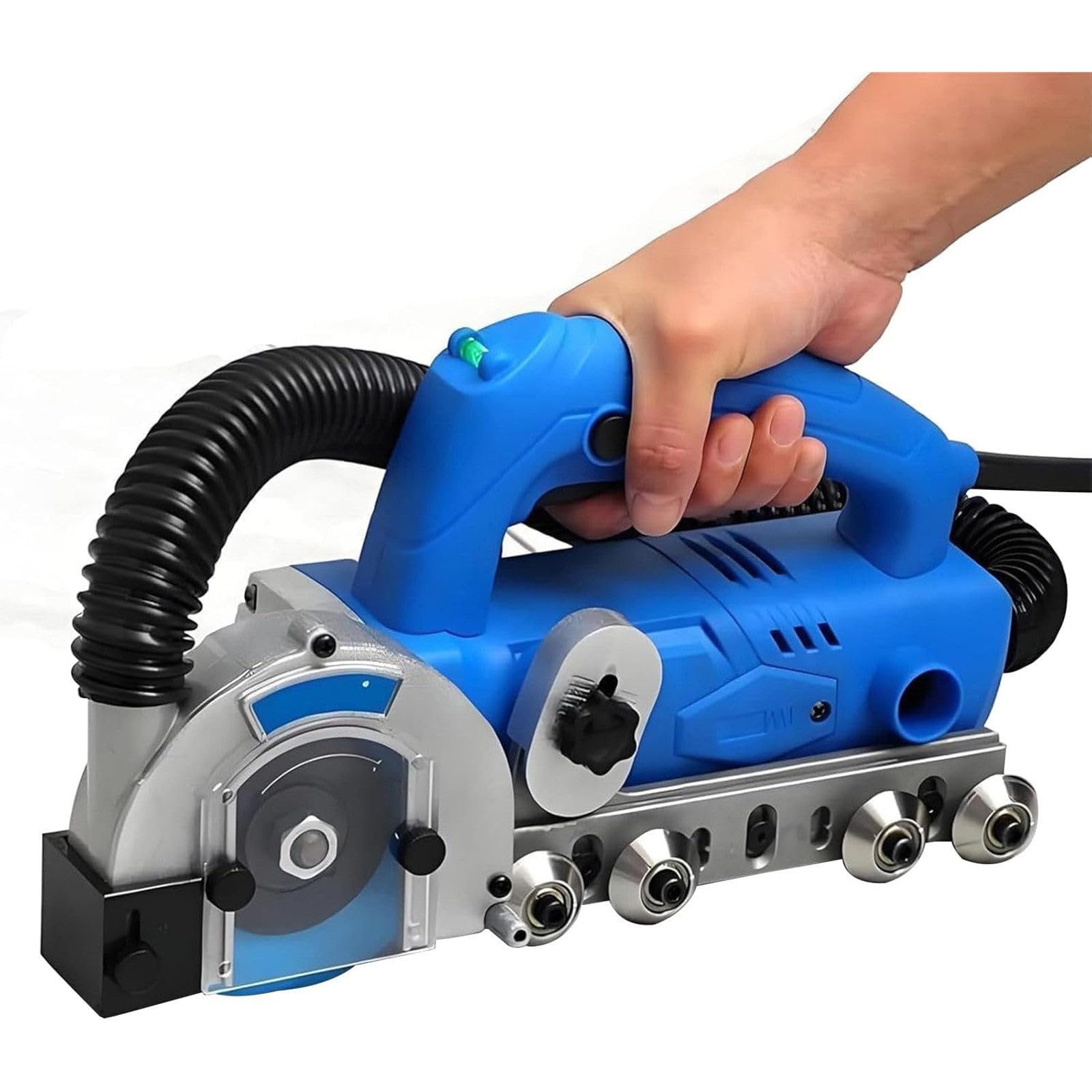 Machine de découpe de carrelage pour joints de beauté, outil de rainurage et de retrait de joints 2 en 1 avec 3 lames de scie de 1,2 mm, pour espaces de sol de salle de bain et cuisine