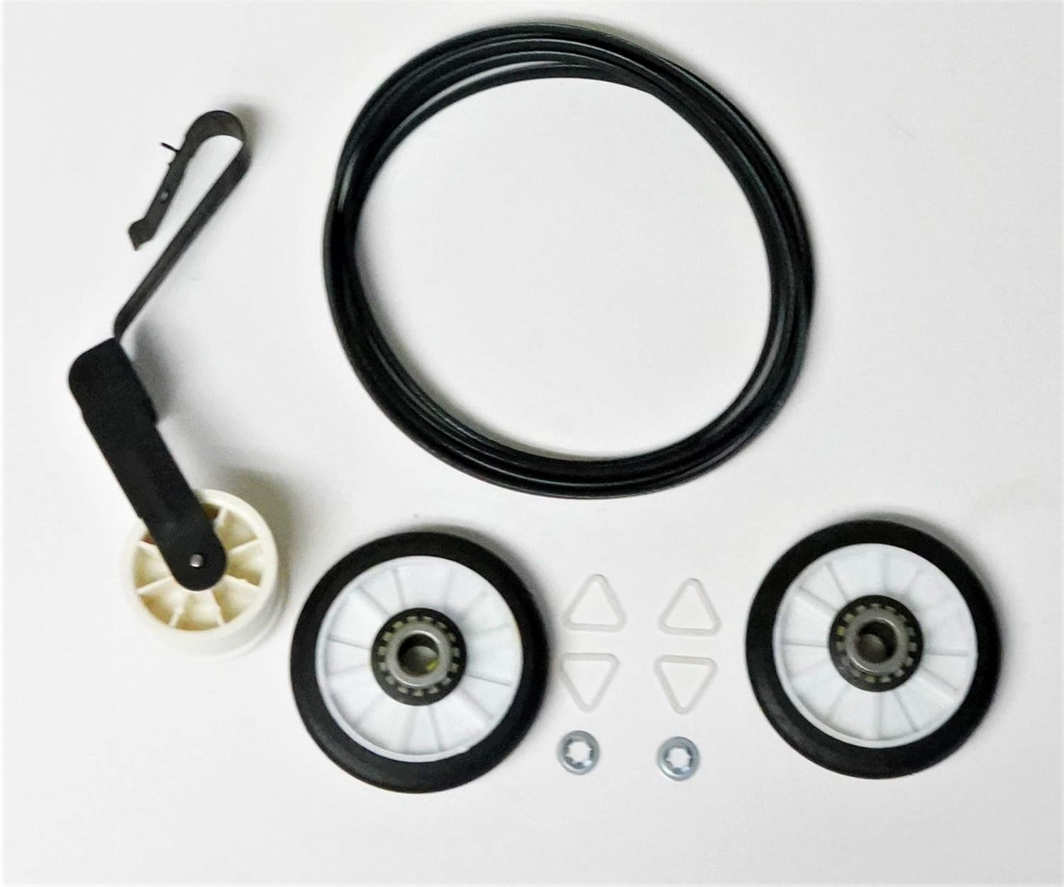 New Part 4392065 Dryer Belt 341241 Pulley 691366 Roller Kit for WP Roper Estate fits AP3131942 and PS373087