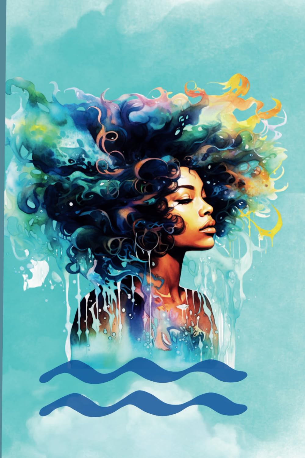 Celestial Queens: A Zodiac Journal for Women of Color: Aquarius