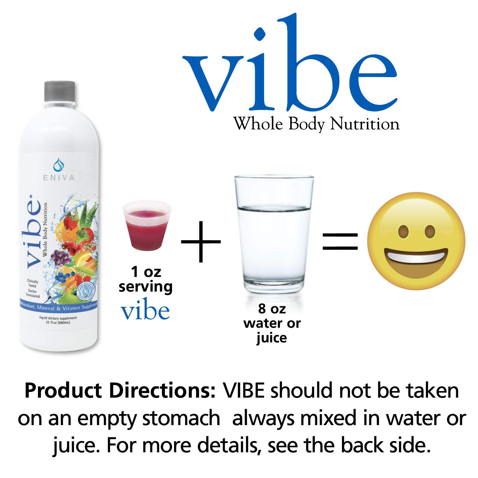 Vibe Liquid Daily Multivitamin Fruit & Veggie Superfood Supplement