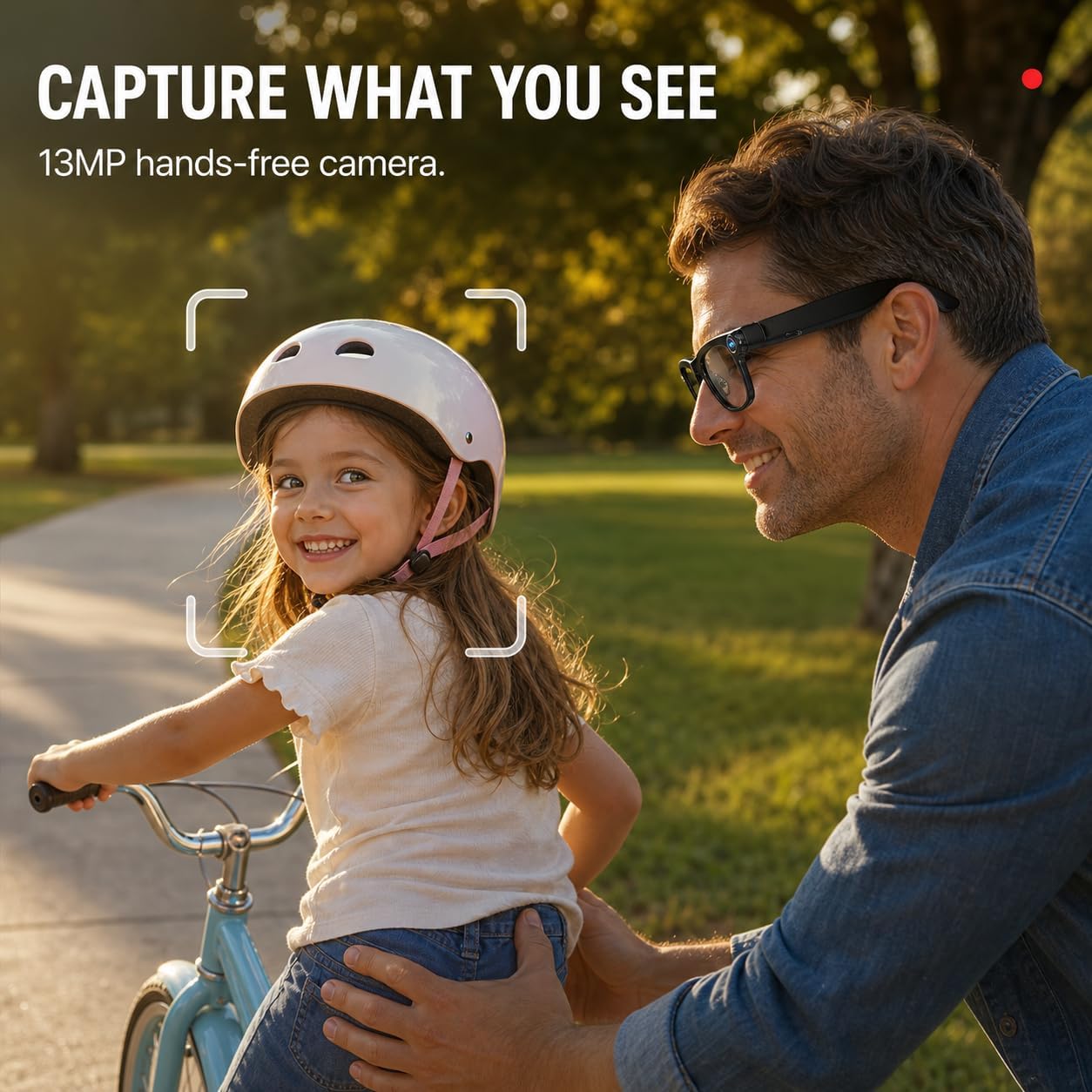 AI Smart Glasses with 13MP Camera, 4K Video & Real-Time Translation image 2
