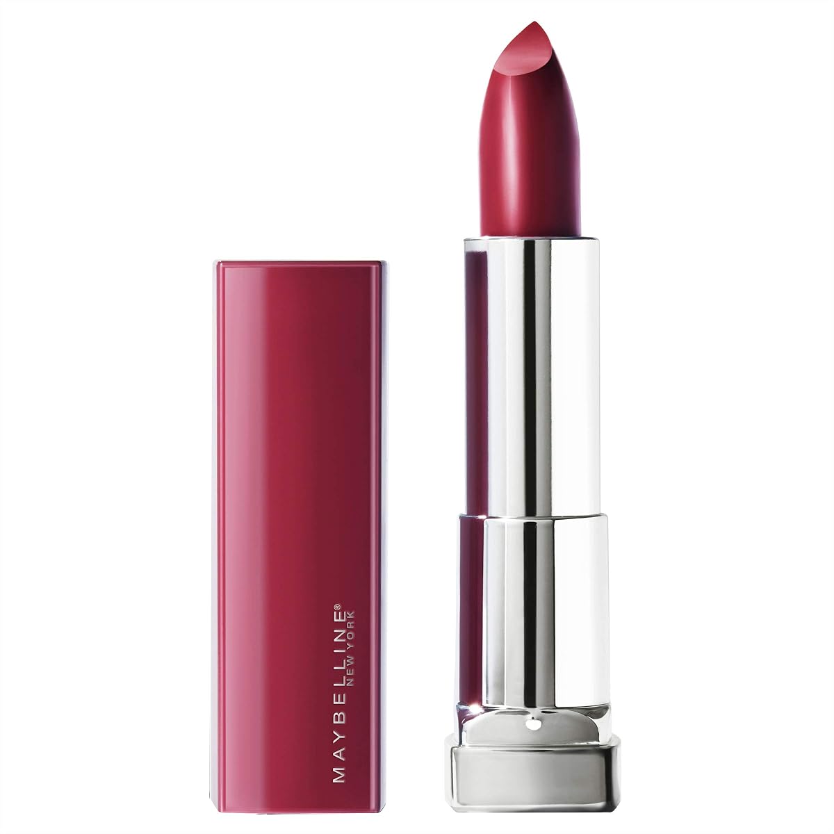 Lápiz labial New York Color Sensational Made for All, 388 Plum For Me, lápiz labial morado satinado