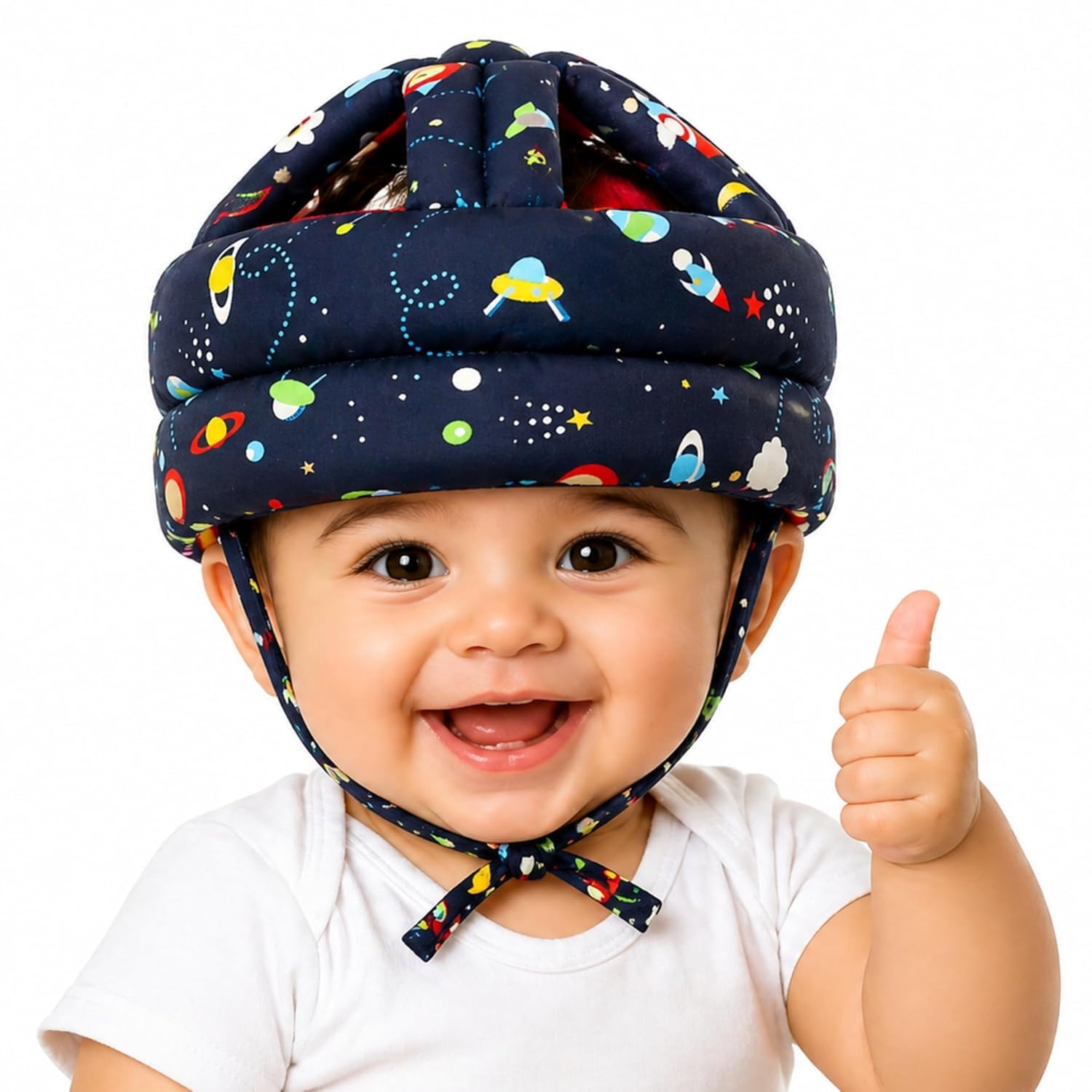 Baby Safety Helmet | Adjustable Infant Head Guard Cap (Galaxy Expoler) | Perfect for first steps and indoor exploration-image-42