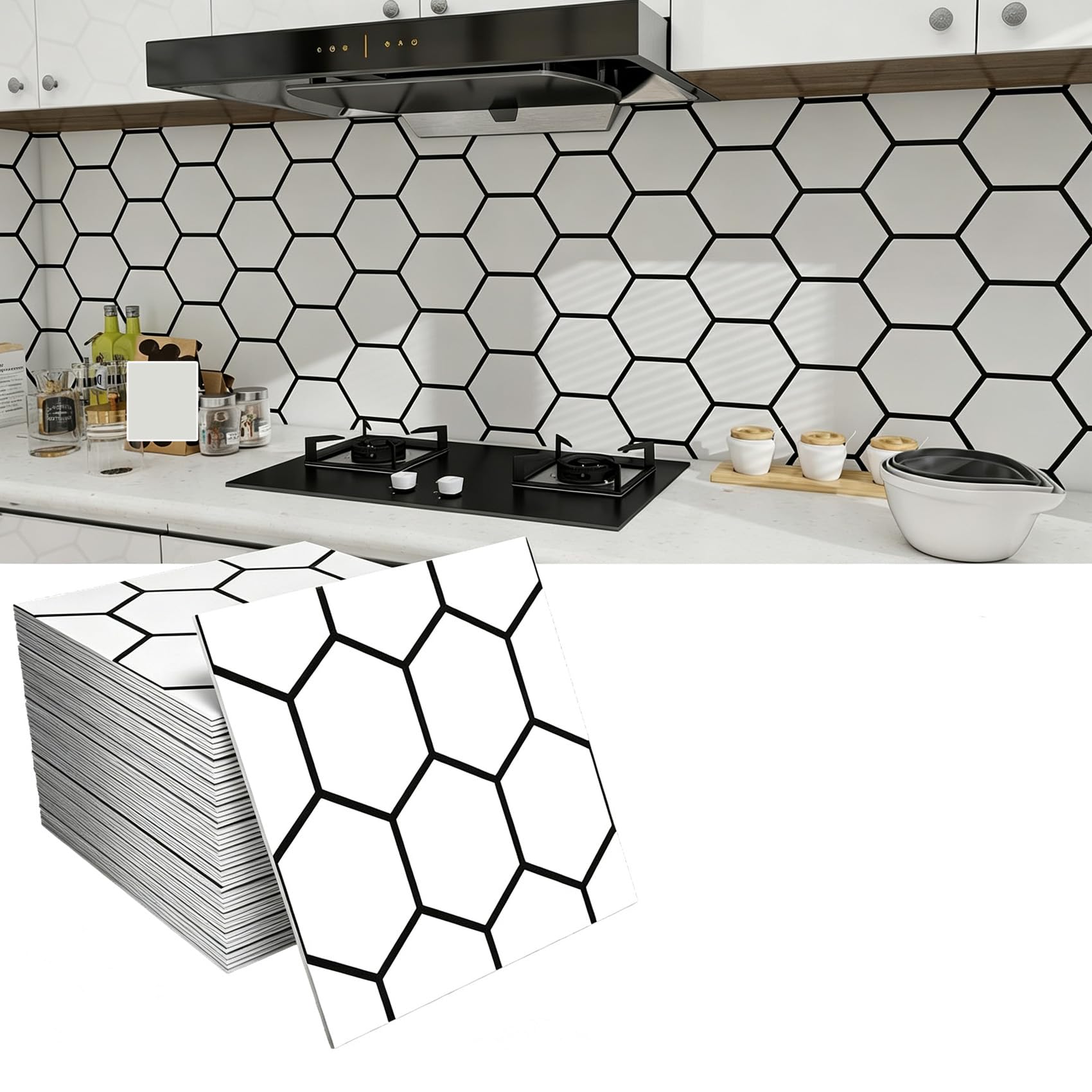 JUXDZISHW ,G,3D Wall Panels Peel and Stick in Grey White,20 PCS XPE Foam 3D Wallpaper, Faux Brick Wall Panels for Bedroom, Stairs, Kitchen