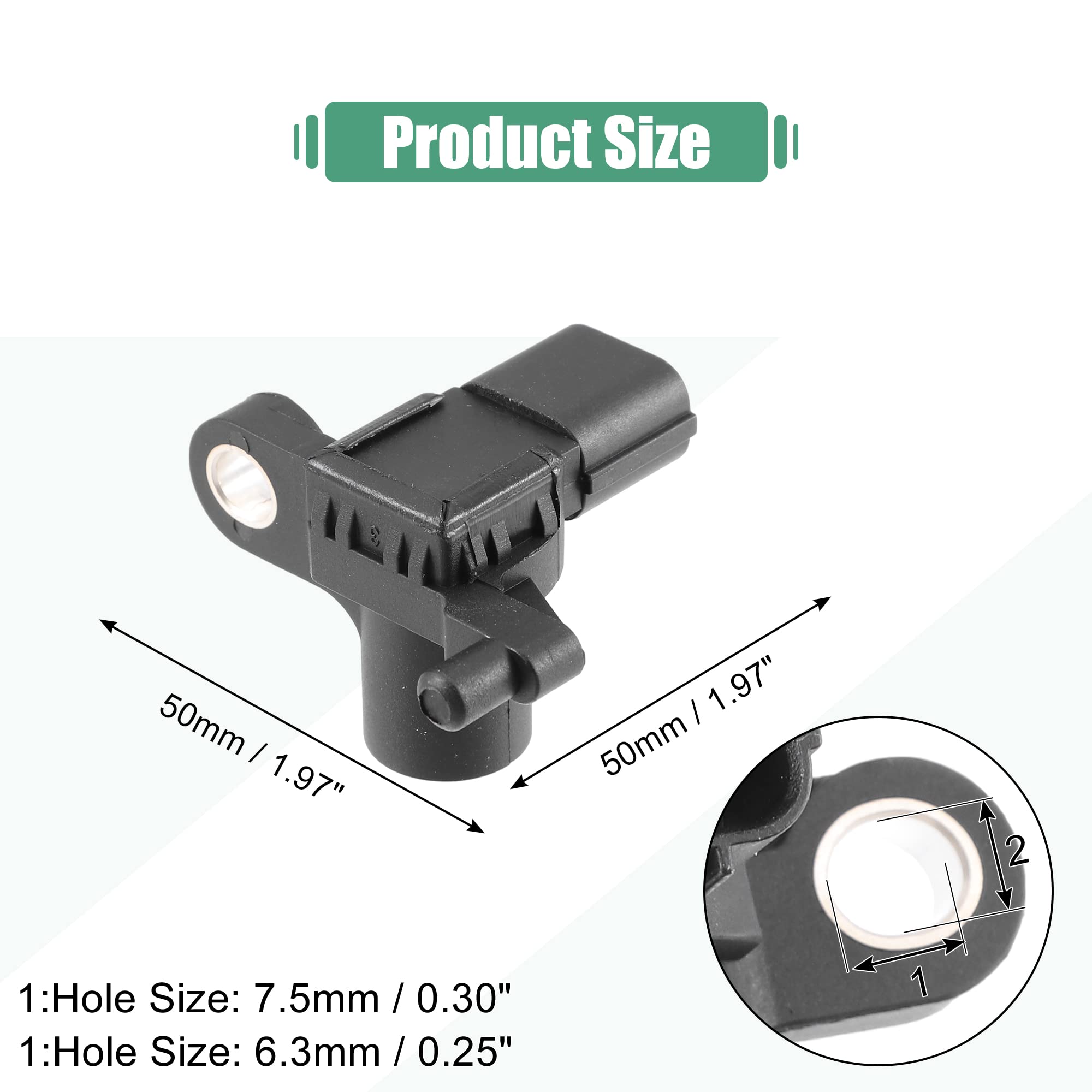 nacha　0618 Crankshaft Position Engine Sensor, for Kawasaki, Black
