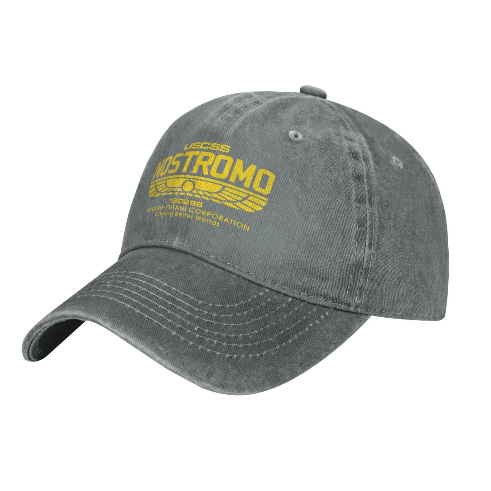 Zdlwaisw Yifhdes Nostromo Baseball Cap Man Woman Dad Hat Unisex Adjustable Trucker Hat Gray