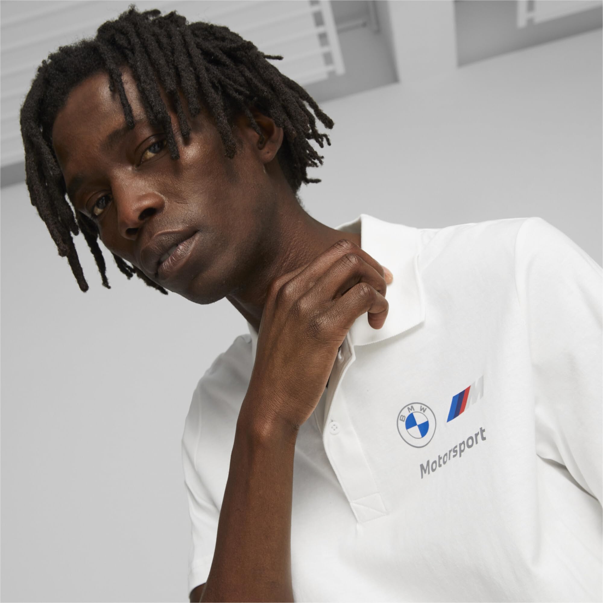 PUMA BMW MMS ESS Polo, Polos Hombre, PUMA White, L