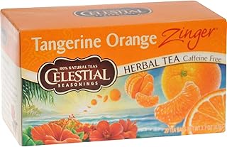 Celestial Seasonings 63490-3pack Celestial Seasonings Tangerine Orange Herb Tea - 3x20 bag
