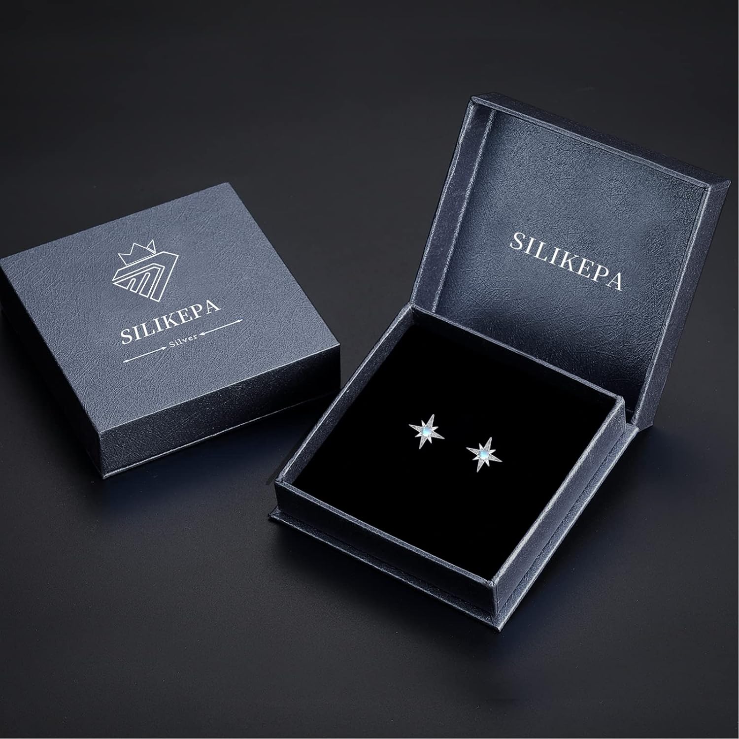Star Earrings for Women 925 Sterling Silver North Star Stud Earrings Jewelry Gift for Women - Image 7