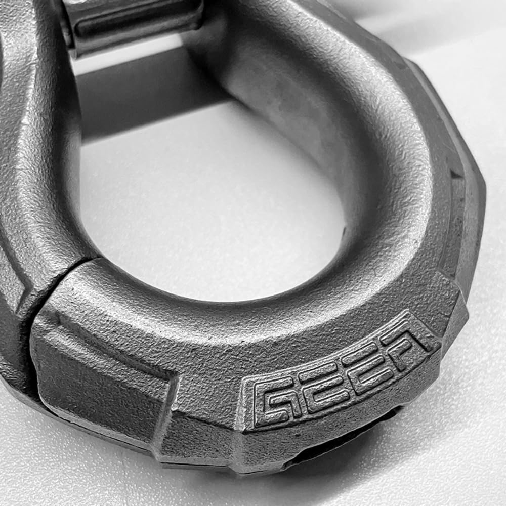 Trailer Hitch U-Hook Towing Trailer for Je Ep Wrangler JK JL JT tk300 bj40, Tow Hook Shackle for Towing for Various Types of Guardrails and Various Trailer Positions, J9066