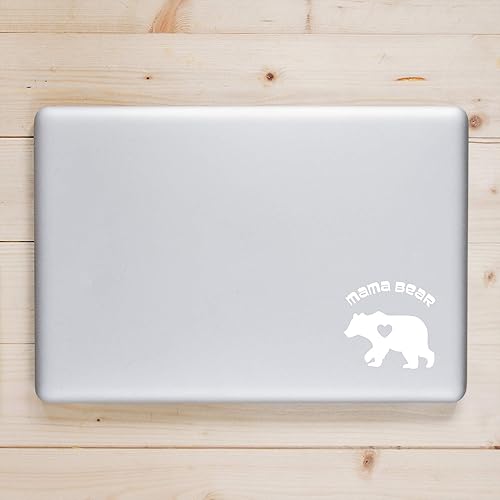 Miniatura 4 de Underground Printing Calcomanía de vinilo con texto en inglés "Mama Bear" para el Día de la Madre y la Naturaleza  5 pulgadas de ancho