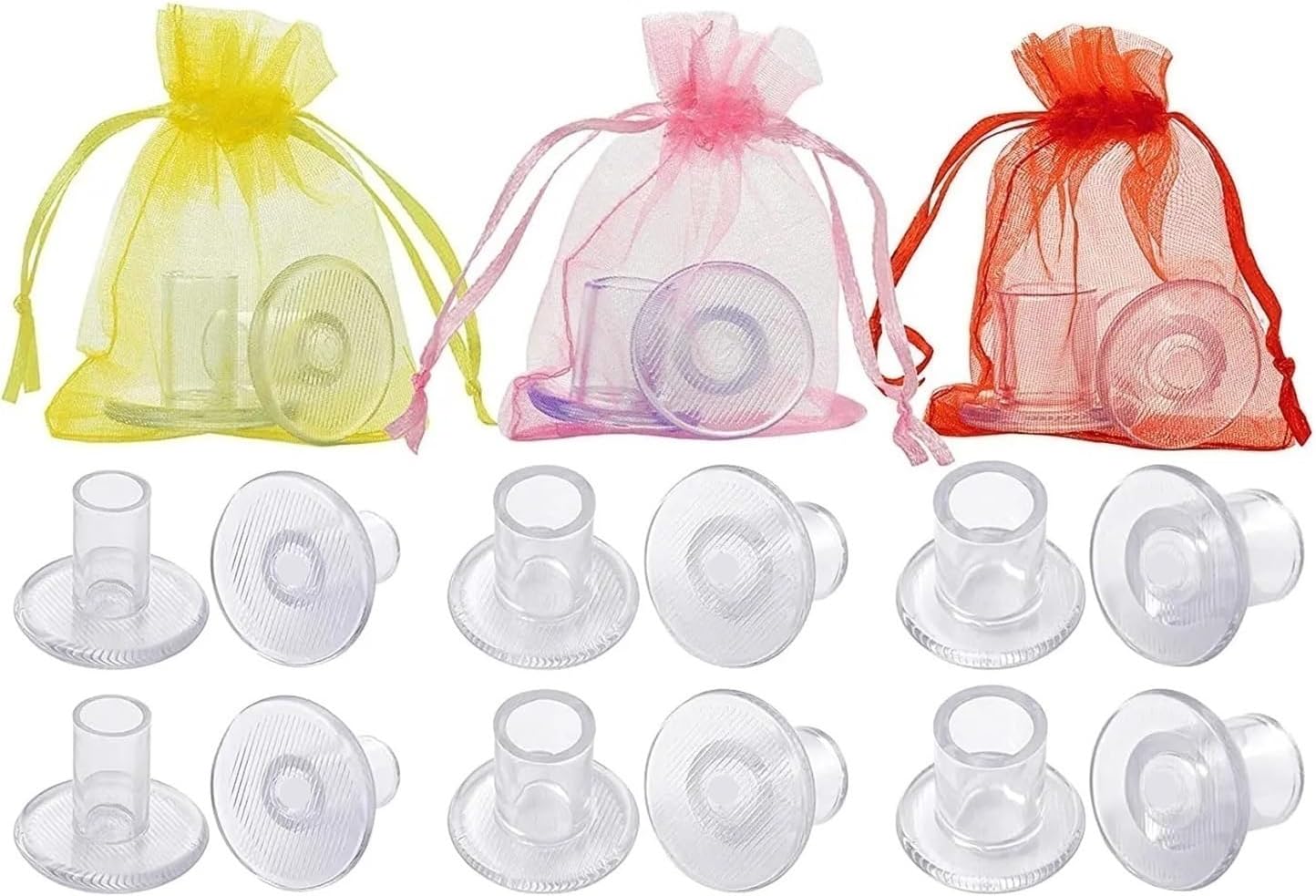 Heel Stopper Covers for High Heels, 30/50 Pairs Antislip Silicone Heel Protector for Stilettos