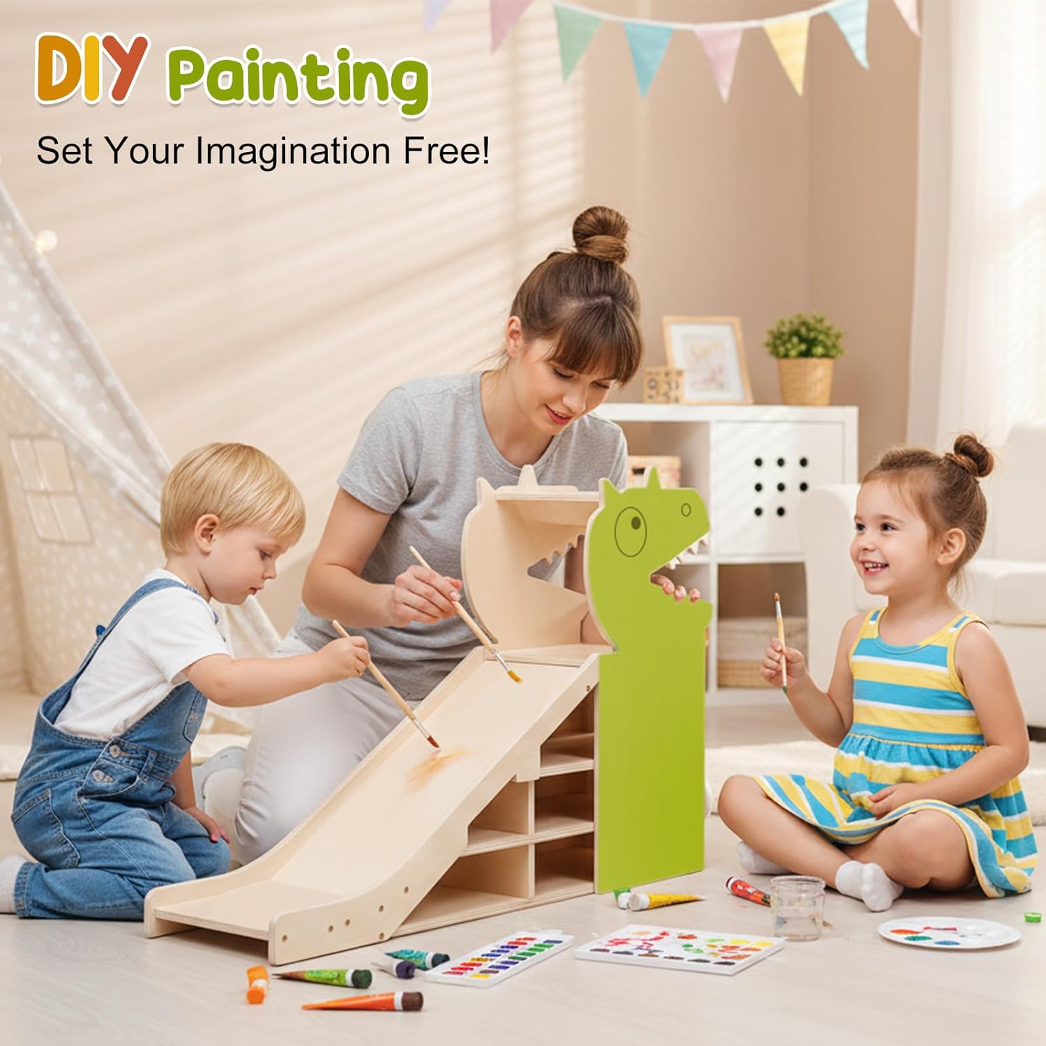 Display Case for Hot Wheels Garage & Matchbox Cars, 1/64 Scale Diecast Toy Car Garage