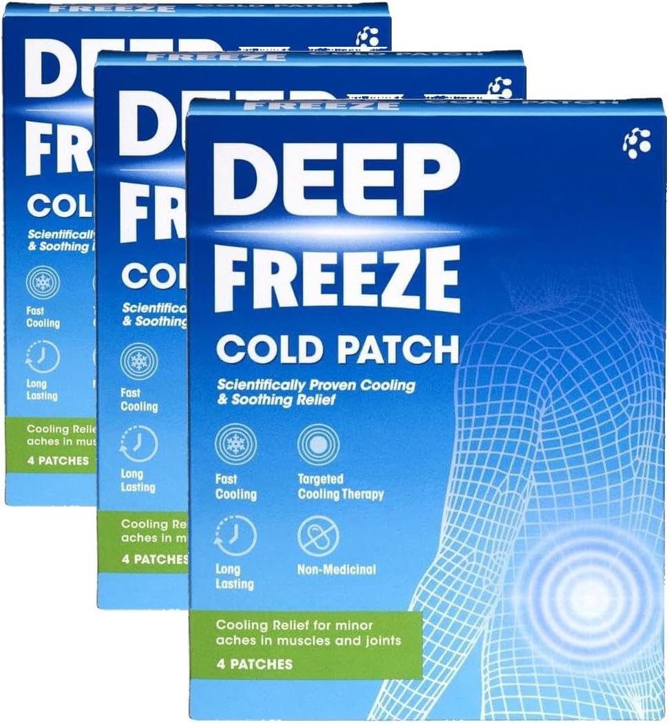 Official DEEP Freeze Cold Patch 4PK (Pack of 3) : Amazon.co.uk: Health ...