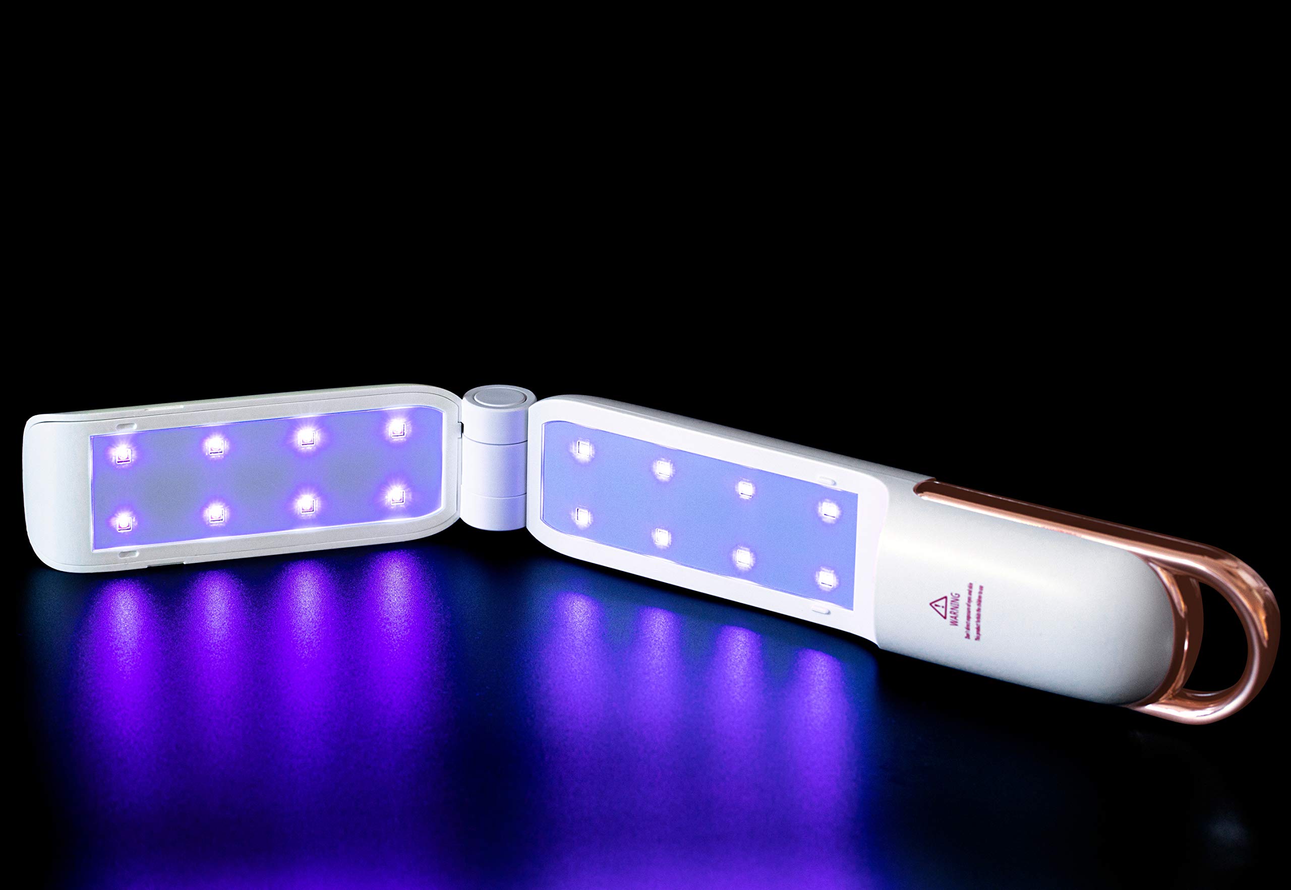 Baguette de stérilisation UVC portable, Puissant désinfectant UV YouWe à 16 LED, Style design élégant, Rechargeable, pliable, facile à transporter, avec mécanisme d'arrêt automatique uv sterilisateur.