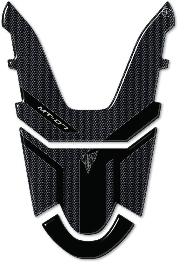 labelbike - 3D Sticker Motorcycle Fuel Tank Pad Protection and Decoration in Resin Compatible with Yamaha MT-07 from 2021-2024