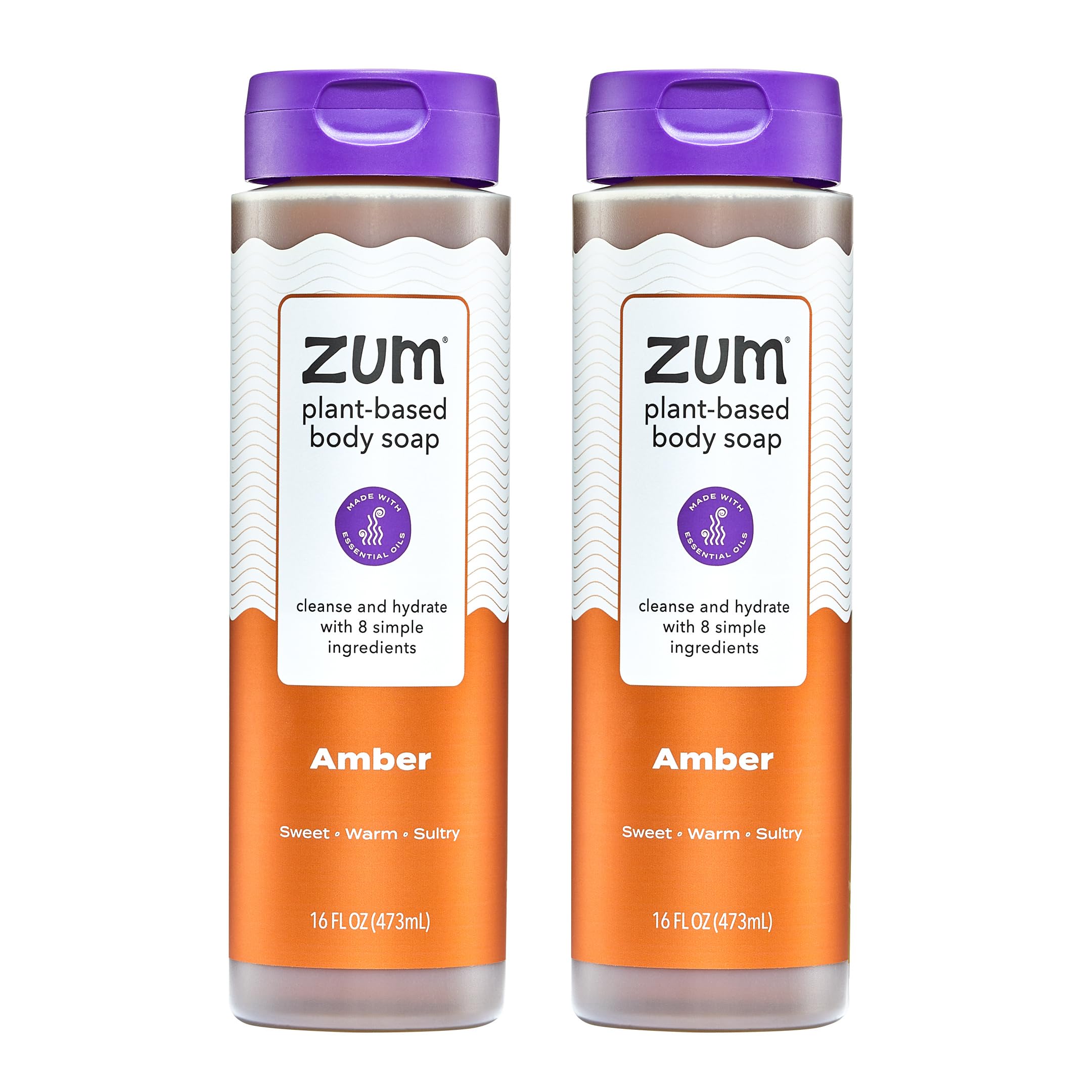 Zum Body Soap - Amber - 16 fl oz (2 Pack)
