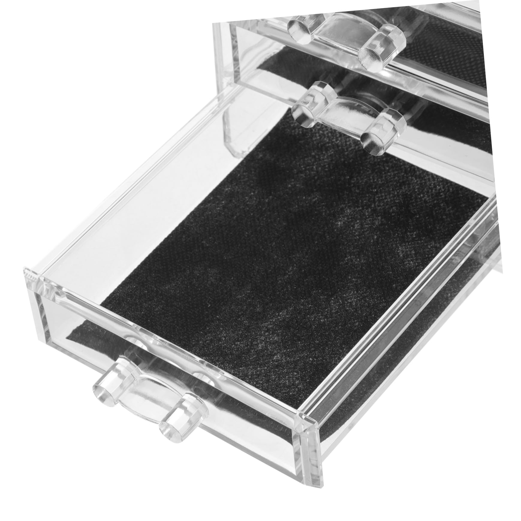 Transparent Organisateur de Maquillage Tiroirs en Acrylique, Grand