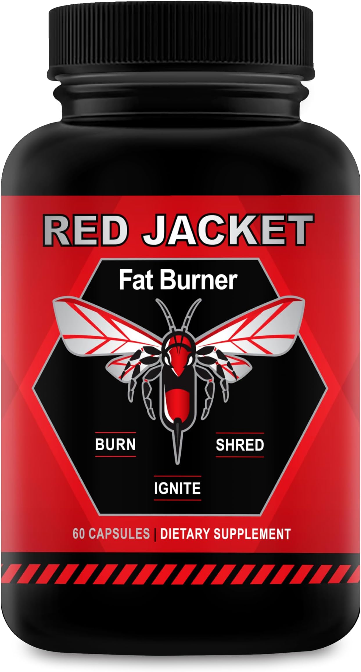 Red Jacket Thermogenic Fat Burner – Advanced Weight Loss Pills for Energy Boost, Metabolism Ignite, Extreme Shred, and Focus – Ultra Potent Diet Supplement for Lean Body and Performance Power