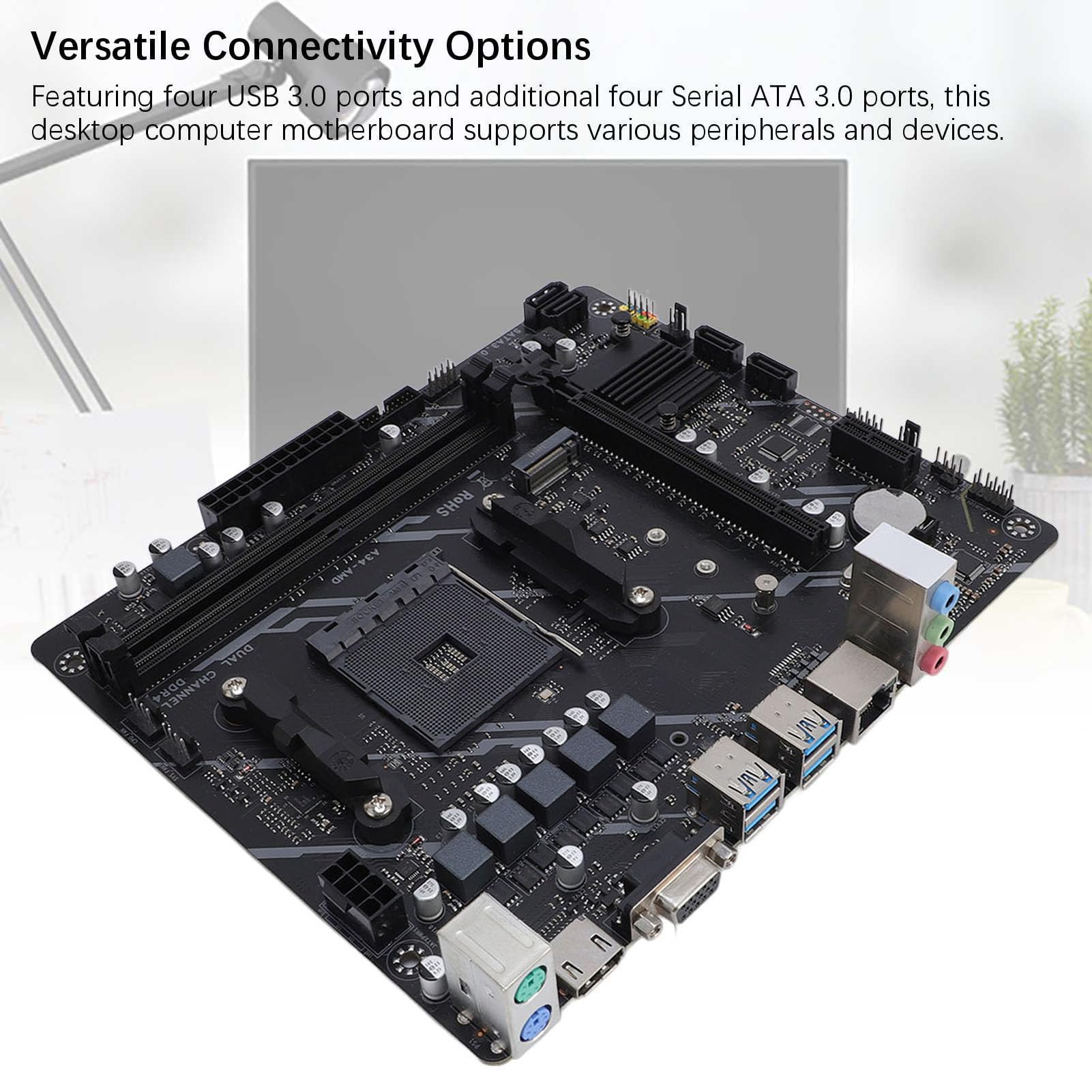 Placa Base B450, Memoria DDR4 de 2 Canales, PCIe Gen X16, Serial ATA 3.0, NGFF/NVME M.2, HDMI, VGA Interface Computer Footboard