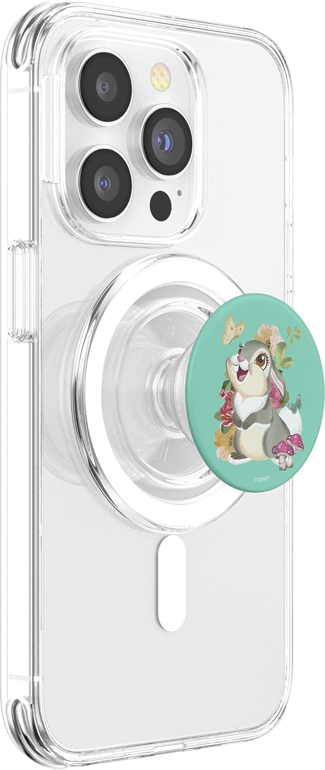 Disney Bambi Thumper Floral Portrait PopSockets MagSafe PopGrip for iPhone