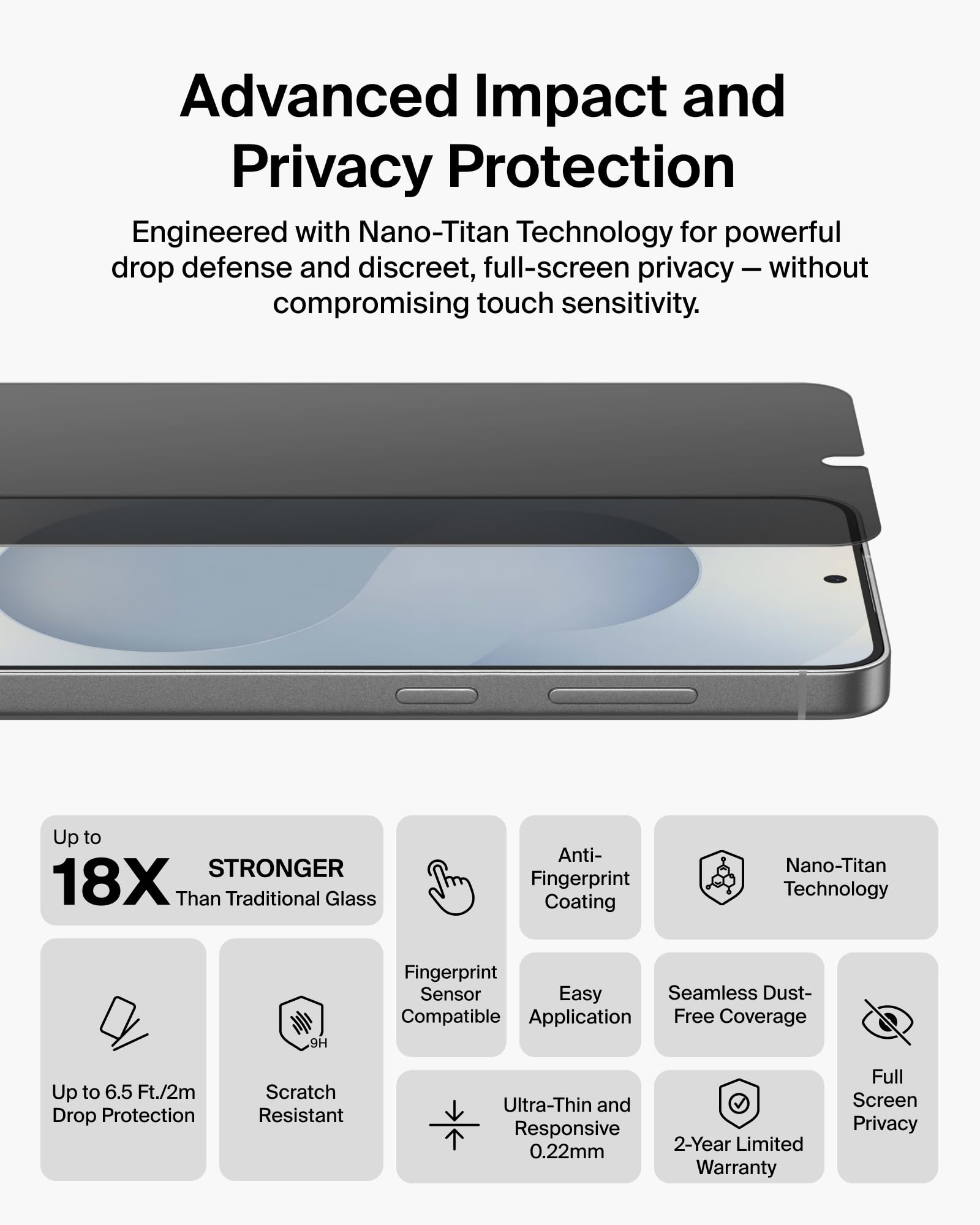 Image secondaire de Protection d'Écran Anti-Espion Belkin pour Samsung Galaxy S26+